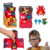 PIRATIX ADVENTURE WORLD ZESTAW NIESPODZIANKA SKULL CAVE +FIGURKA CPT SKULLY