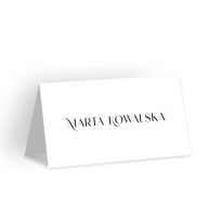 WINIETKI, WIZYTÓWKI NA STÓŁ KLASYCZNE MINIMALIZ | 6szt.