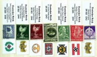 ZESTAW ZNACZKI STARE NIEMCY RZESZA HITLER czyste -1 23