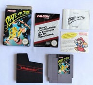 ORYGINALNA GRA NINTENDO NES SKATE OR DIE Z PUDEŁKIEM (BOX)