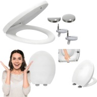 DESKA SEDESOWA WC WOLNOOPADAJĄCA WYPINANA DO KOŁO DUROPLAST ANTYBAKTERYJNA