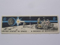 USA - 10 lat badania Kosmosu - Mi. 1046-47 ** para