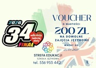 VOUCHER NA ZAJĘCIA JĘZYKOWE od STREFA EDUKACJI – SZKOŁA JĘZYKOWA