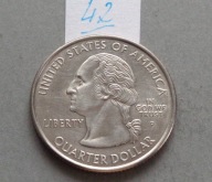 1/4 DOLARA - QUARTER DOLLAR z 2000 roku P , MASSACHUSETTS