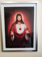 Serce Jezusa -Haft Diamentowy