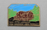 Schronisko PTTK Leskowiec wpinka odznaka