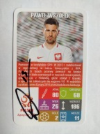 Karty Top trumps autograf Polska Paweł Wszołek PZPN