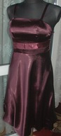 <<|cudna koktajlowa sukienka r 38,bombka,