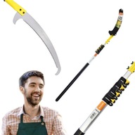 PIŁA PIŁKA RĘCZNA SKŁADANA DO CIĘCIA GAŁĘZI DREWNA TELESKOPOWA OGRODOWA