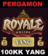 ROYALE ONLINE PERGAMON S2 ROYALE2 100KK YANG 100.000.000 YANG METIN2