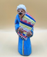 Beduin z ceramiki figurka STARA ręcznie wykonana