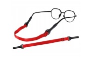 Regulowana gumka do okularów DLA DZIECI nasuwana czerwony