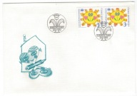 Czechy 1995 FDC Znaczek 88 dzieci rysunki SOS Wioska