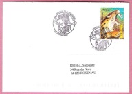 Francja 2008, st.Montbeliard, prehist. zwierzęta wymarłe,tygrys szablozębny