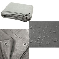 PLANDEKA GRUBA 120 g 2 x 3m MOCNA PŁACHTA MROZOODPORNA OKRYCIE WODOODPORNA