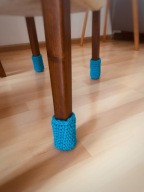 MAMAJASTUDIO Podkładki pod krzesła ,pokrowce,osłonki na nogi 4szt. kwadrat