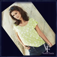 JENSEN**Delikatna Bluzka w groszki Wiskoza**44/46