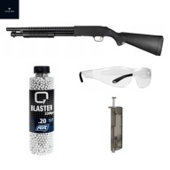 Zestaw Strzelba ASG + Dodatki