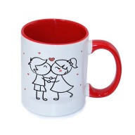 Walentynki kubek z nadrukiem na prezent na urodziny dla niej dla niego