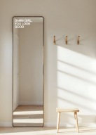 Naklejka napis na lustro do domu do łazienki, sypialni, salonu