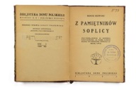 Z PAMIĘTNIKÓW SOPLICY H. RZEWUSKI 1925 r. ŁADNY STAN