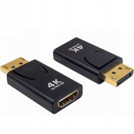 Adapter DisplayPort do HDMI 4K – Konwerter DP do HDMI, wysoka jakość obrazu