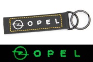 Skórzany BRELOK Haft FLUO OPEL + imię LamaHaft