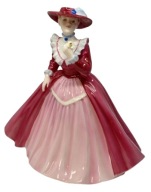 COALPORT figurka damy Sunday Best Seria : " Ladies of Fashion " Wys. 20 cm