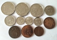 zestaw monet Holandia 12 szt.