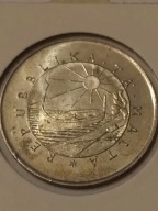 MONETA srebrna 2 Funty SREBRO Malta 1975 - A.M. Galea !!!