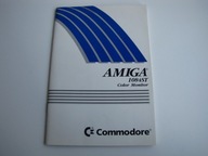 INSTRUKCJA AMIGA COLOR MONITOR 1084 ST COMMODORE
