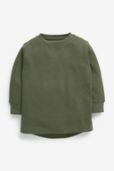 NEXT bluzka koszulka t-shirt długi rękaw khaki 110