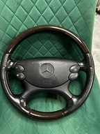 Mercedes w211 w219 kierownica drewniana lift drewno + poduszka powietrzna
