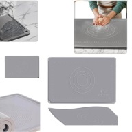 STOLNICA MATA SILIKONOWA ZWIJANA DUŻA XXL 70X50 ANTYPOŚLIZGOWA KUCHENNA