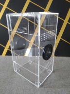 Terrarium dla pająków, patyczaków itp. Drzwi magnetyczne + wentylacja.