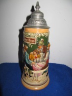 Stary Kufel Kolekcjonerski Unikat ok 1900r-43-