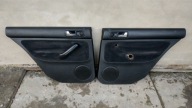 BOCZKI TAPICERKA DRZWI TAPICERKI OBICIA CZARNE VW GOLF IV 4 BORA KOMBI