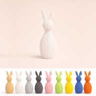 Zajączek wielkanocny z klapniętym uszkiem figurka dekoracyjna 21.5 cm