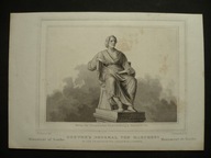 pomnik Goethego w bibliotece we Frankfurcie, oryg. 1829