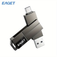 Pen Drive Eaget 64GB CF33 USB-A/USB-C (3.2) | Metalowy | Szybki | Pojemny