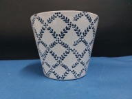 Stara skandynawska doniczka listki design