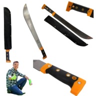 MACZETA KARCZOWNIK DO GAŁĘZI TRAWY ZAROŚLI OGRODOWY NÓŻ DUŻY TASAK KRZEWY