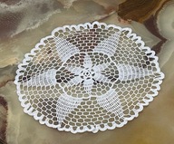 SERWETA 30CM SERWETKA RĘCZNIE WYKONANA SZYDEŁKOWA HAND MADE RĘKODZIEŁO