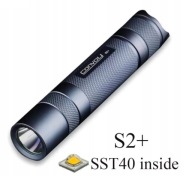 Latarka Convoy S2+ SST40 STEROWNIK 4 TRYBY 5000k 1800lm.