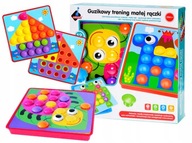 MOZAIKA GUZIKOWY TRENING MAŁEJ RĄCZKI DLA DZIECI 2+