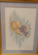 OBRAZ HAFT KRZYŻYKOWY W RAMIE