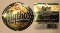 ETYKIETA - MYTHOS BREWERY - Mythos - PREMIUM QUALITY HELLENIC BEER