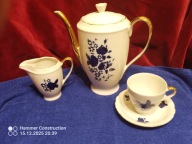 serwis kawowy Ćmielów lata 60-70-te XX w mała czarna