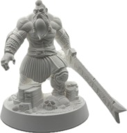 Barbarzyńca / Wojownik Berserker – Figurka (25 cm) Druk 3D