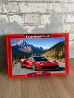 Puzzle 500 elementów Mountain Ride czerwony samochód Castorland wiek 9+